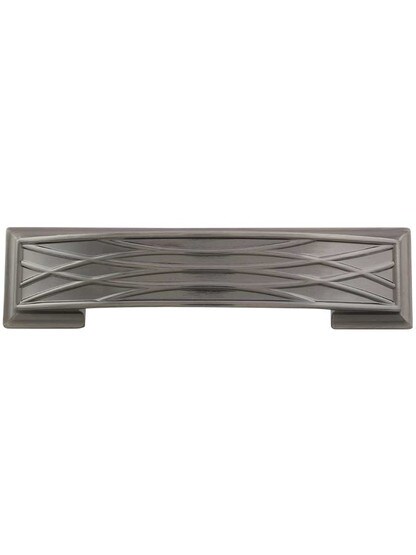 Aberdeen Cup Pull - 3 3/4 inch Center-to-Center in Brushed Black Nickel.